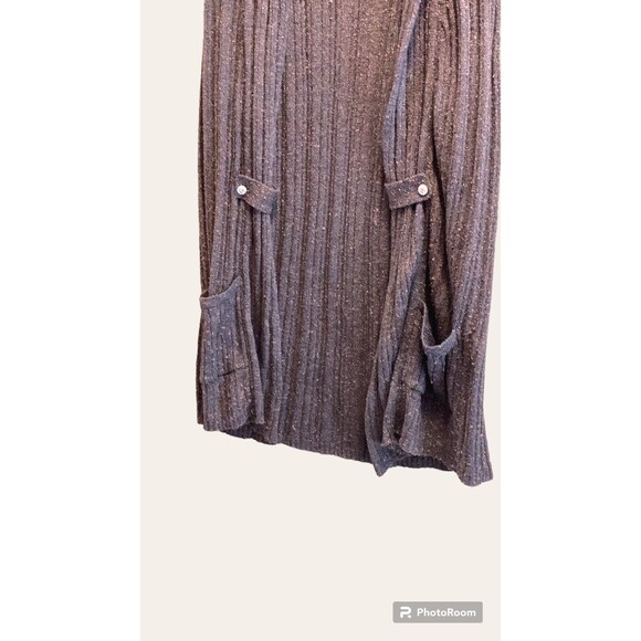 Maurice's | Women's Brown Open Front Sleeveless Sweater Vest Size 0 - Picture 4 of 8